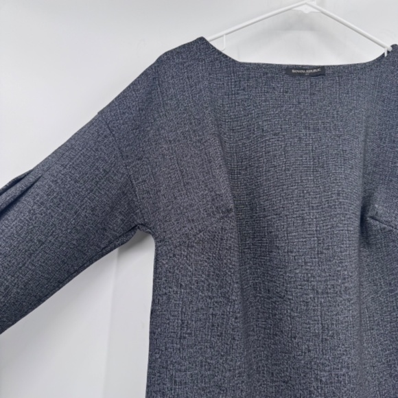 Banana Republic Dress Women Small Petite NEW Gray Black Short  Shift Career - Picture 6 of 14